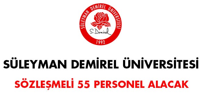 Süleyman Demirel Üniversitesi KPSS İle 55 Personel Alım İlanı