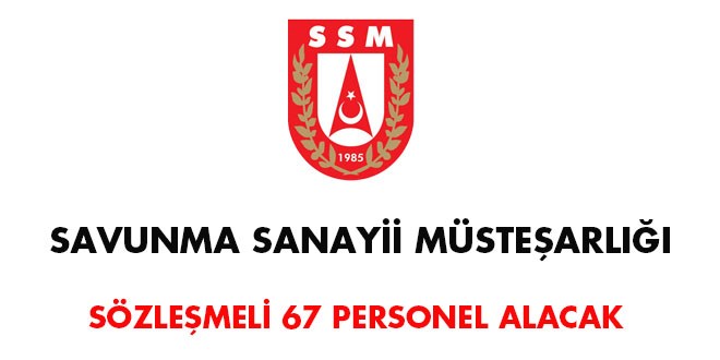 Savunma Sanayii 67 Personel Alımı için İlana Çıktı