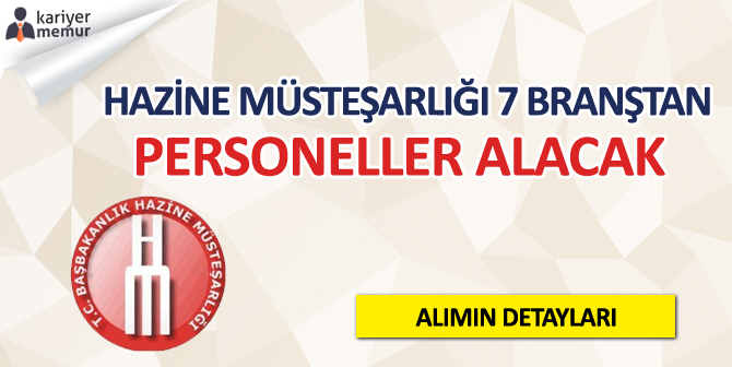 Hazine Müsteşarlığı 16 Uzman Yardımcısı Alacak