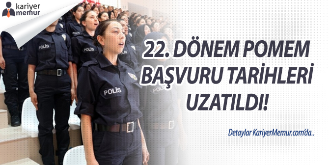22. Dönem POMEM Sınav Başvuru Tarihleri Uzatıldı!