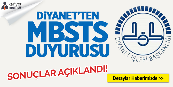 ÖSYM, Diyanet 2018 MBSTS Sonuçlarını Açıkladı