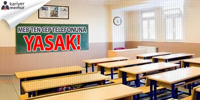 Derslerde Cep Telefonuna Yasak Getirildi