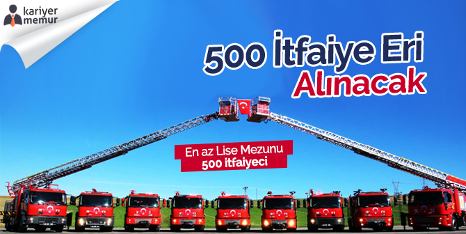 İstanbul Büyükşehir Belediyesi En Az Lise Mezunu 500 İtfaiyeci Alacak