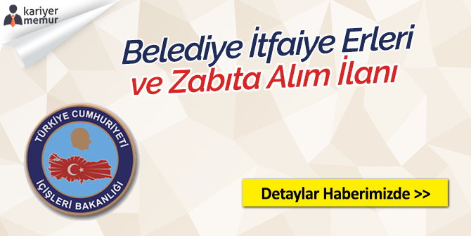 Genç Belediyesi İtfaiye Eri ve Zabıta Alım İlanı