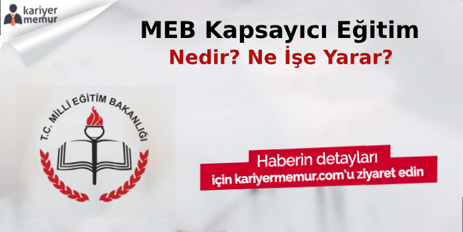 MEB Kapsayıcı Eğitim Öğretmen Eğitimi Nedir?