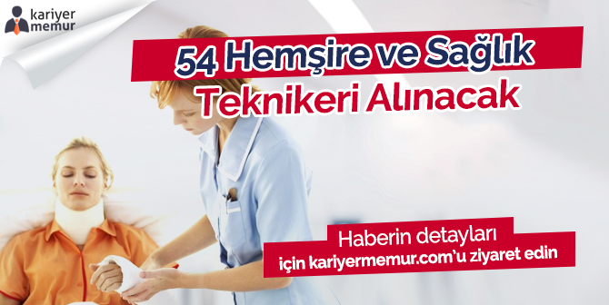 Gaziantep Üniversitesi 54 Hemşire ve Sağlık Teknikeri Alacak