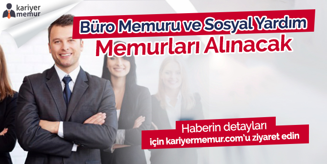 Çukurova SYDV Büro Memuru ve Sosyal Yardım Görevlisi Alacak