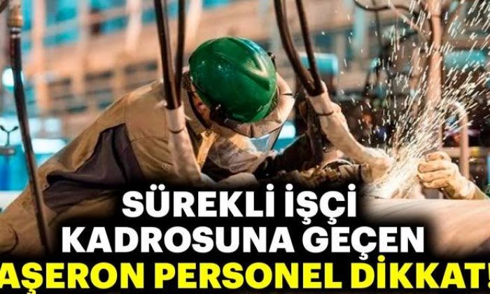 Kadro Alan Taşerona Kanuni Düzenleme’ Şartı!