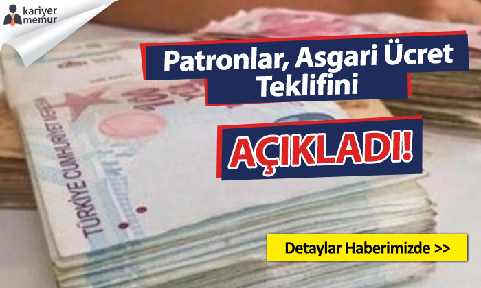 Patronlara Göre Asgari Ücret Ne Kadar Olmalı?