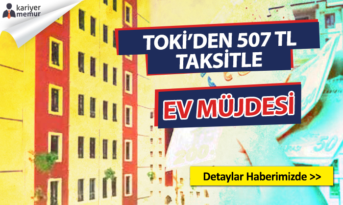 TOKİ Alt Gelir Grubu 938 Evi Satışa Çıkardı