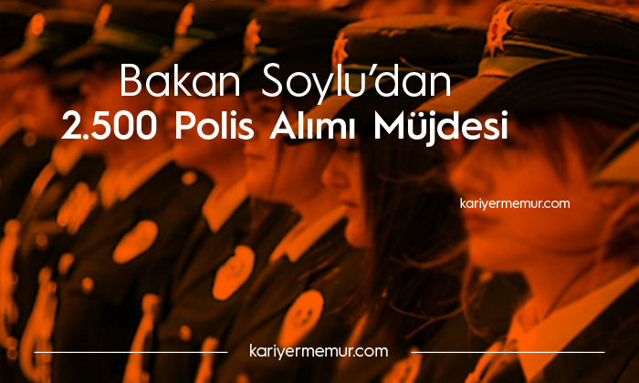 Bakan Soylu’dan 2500 Kadın Polis Alımı Müjdesi