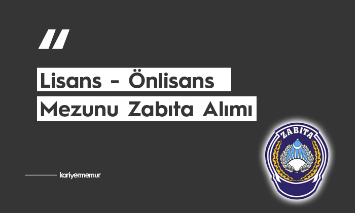 Selçuklu Belediyesi Lisans-Önlisans Mezunu 25 Zabıta Alımı