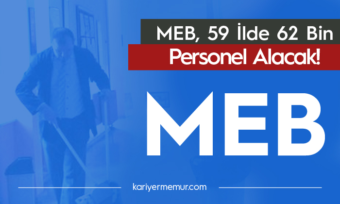 MEB 59 İlde TYP ile Toplam 62 bin 698 Personel Alacak