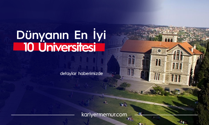 Dünyanın En İyi 10 Üniversitesi