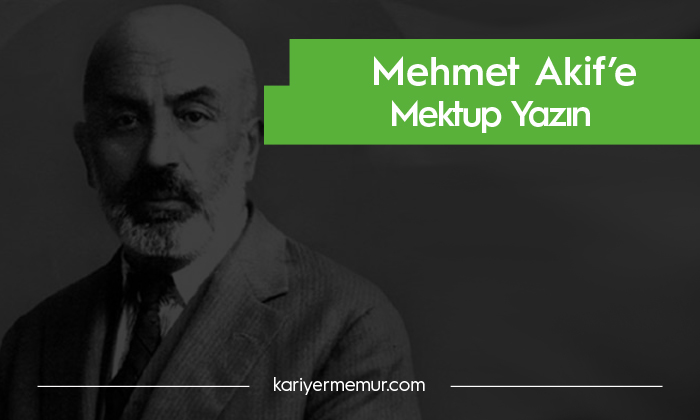 Mehmet Akif Ersoy’a Mektup Yaz Ödevi