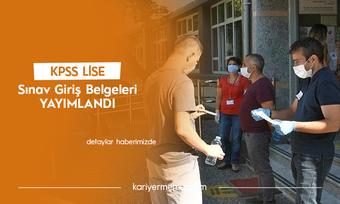 KPSS Ortaöğretim Sınava Giriş Yerleri Açıklandı