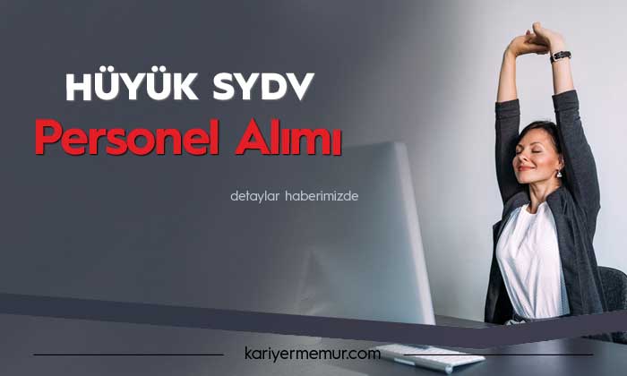 Hüyük SYDV Bilgisayar Bilen Memur Alımı