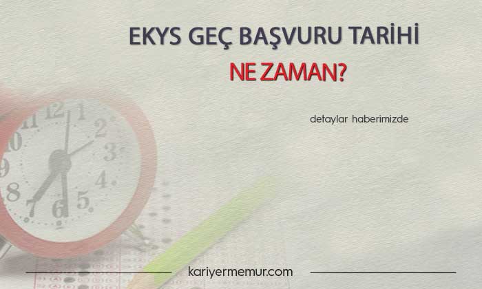 MEB-2021 EKYS Geç Başvuru Tarihi ve Sınav Sonuçları Açıklama Tarihi Ne Zaman?