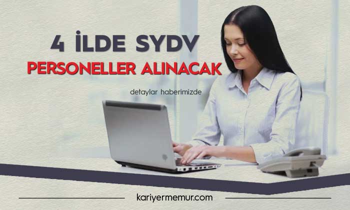 4 İlde SYDV Personel Alımı