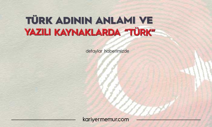 Türk Adının Anlamları, Yazılı Kaynaklarda Türk Adının Anlamı