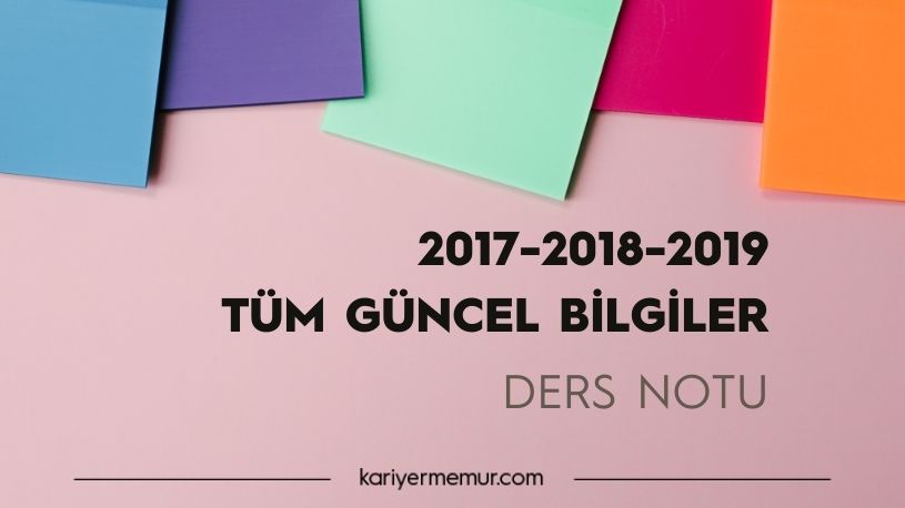 KPSS Tüm Güncel Bilgiler
