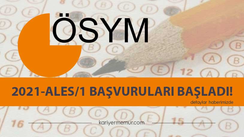 2021-ALES/1 Başvuruları Başladı!