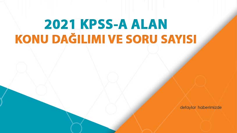 2021 KPSS-A Konu Dağılımı ve Soru Sayıları
