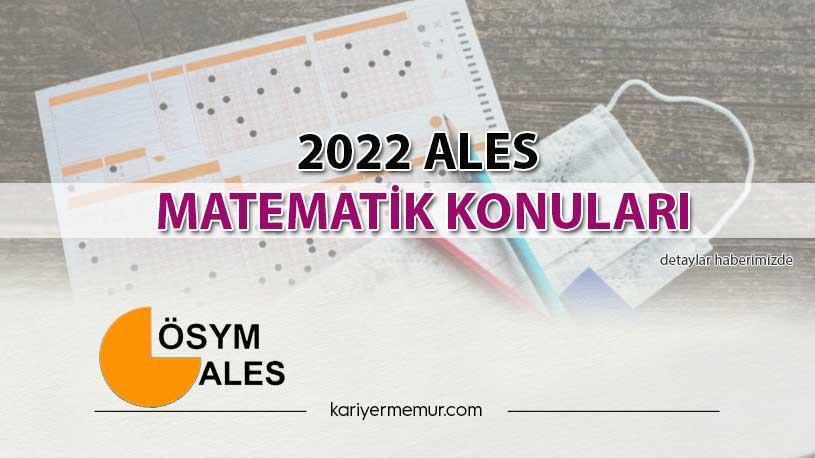 2022 ALES Matematik Konuları