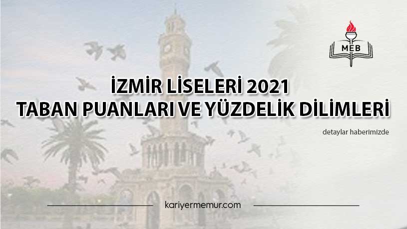 Izmir Liseleri 2021 Lgs Taban Puanlari Ve Yuzdelik Dilimleri