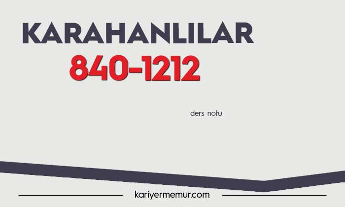 Karahanlılar (840-1212)