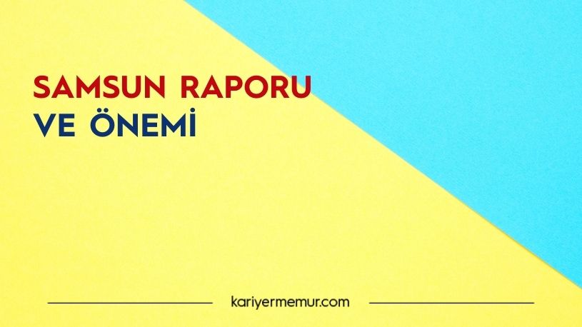 Samsun Raporu (20-22 Mayıs 1919) ve Önemi