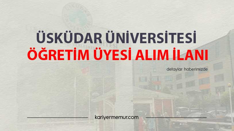 İstanbul Üsküdar Belediyesi 45 Zabıta Memuru Alım İlanı