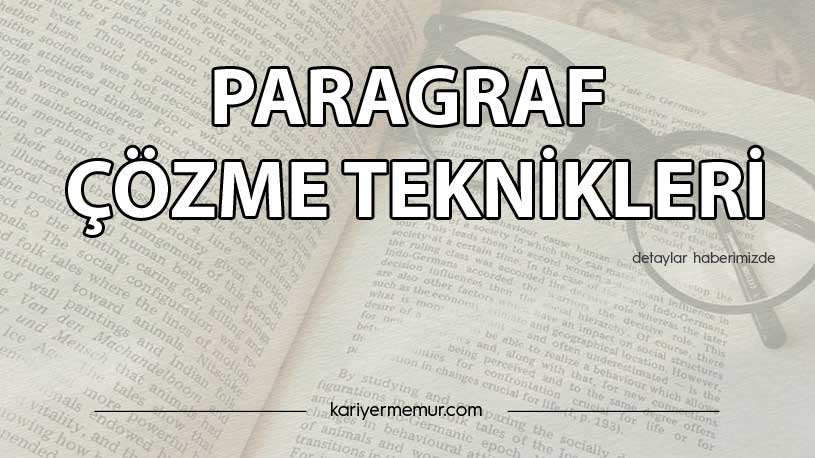 Paragraf Çözme Teknikleri