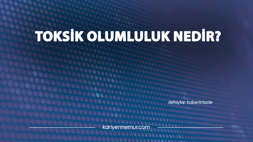 2021 ALES Toksik Olumluluk Sorusu ve Cevabı Nedir?
