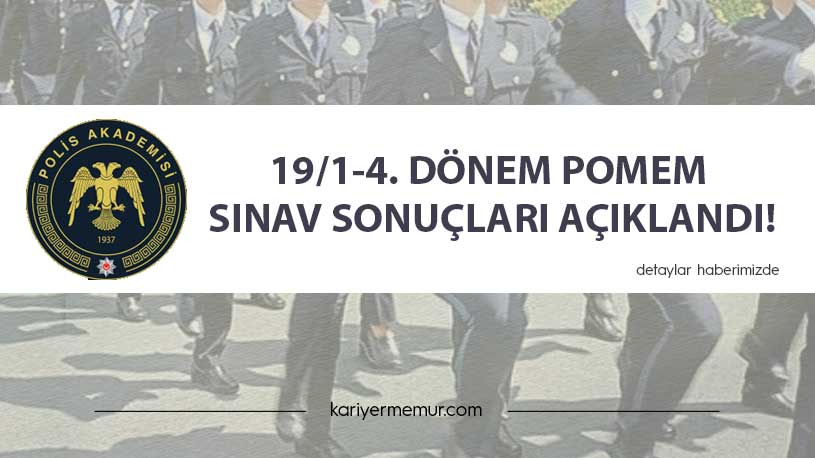 19/1-4. Dönem POMEM Sınav Sonuçları Açıklandı!
