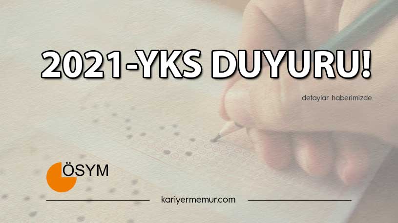 2021-YKS Duyuru!
