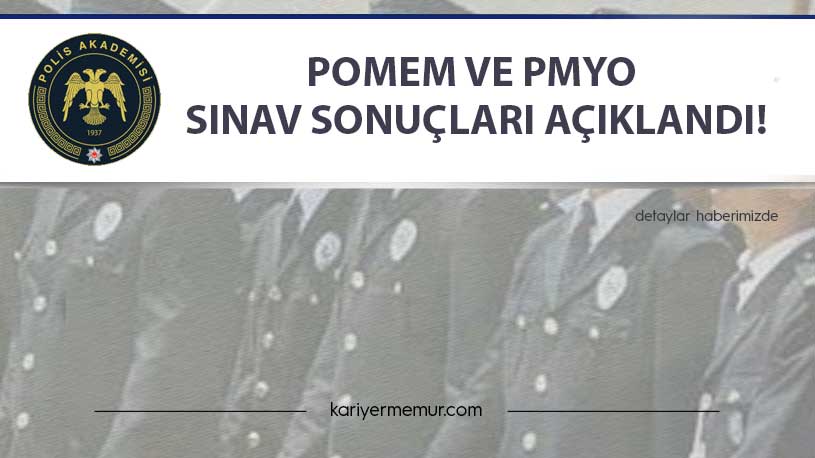 POMEM ve PMYO Sınav Sonuçları Açıklandı!