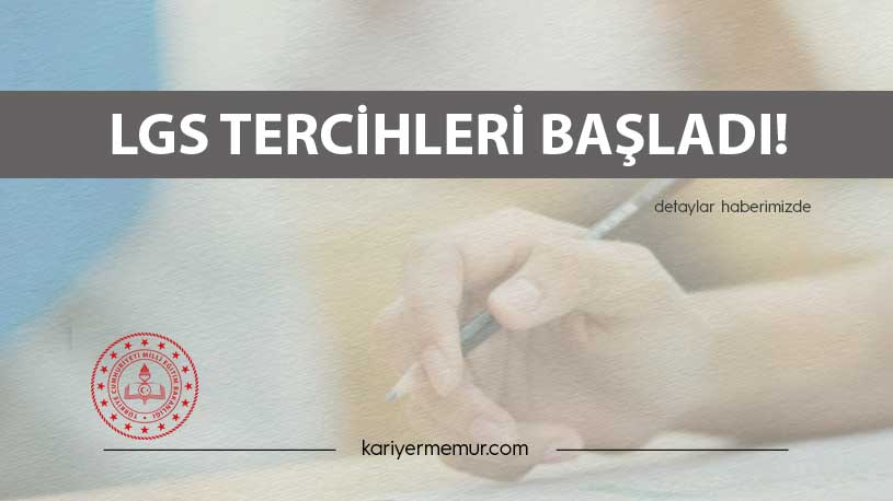 2021 LGS Tercihleri Başladı!
