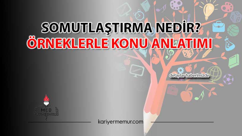 Somutlaştırma Nedir? Örneklerle Konu Anlatımı