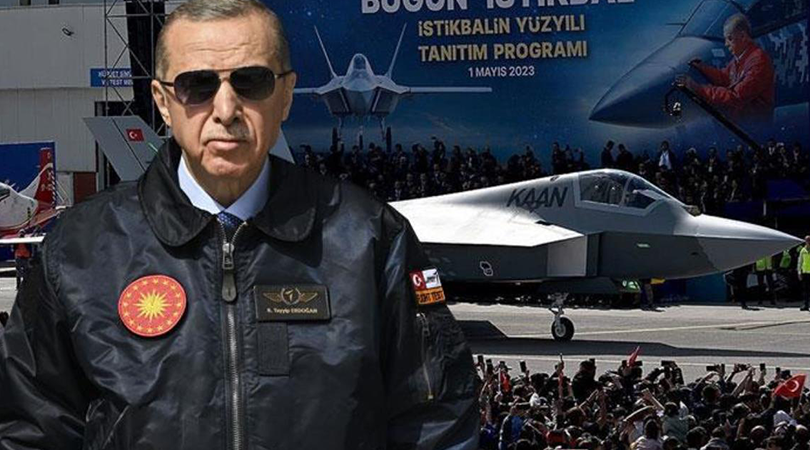 Milli Muharip Uçağı KAAN Pist Başında, Uçuşa Hazırlanıyor